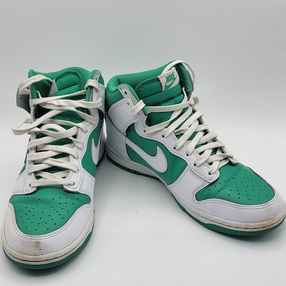 Nike Dunk High Retro  Stadium Green/White Men's Size 8.5 (W-10) - Picture 7 of 7